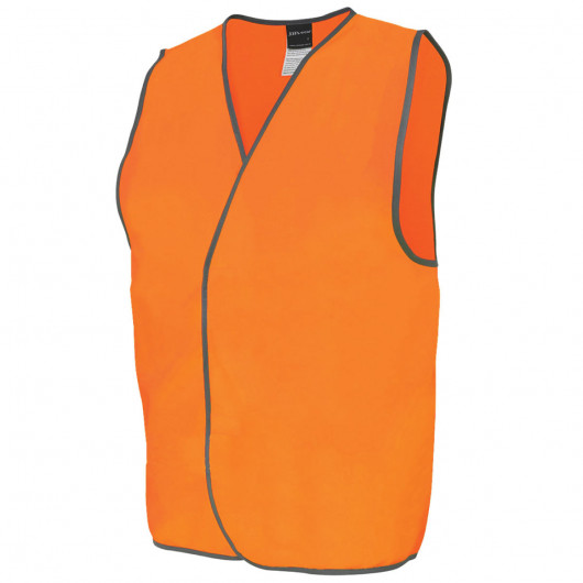 Hi Vis Safety Vests Orange Angle